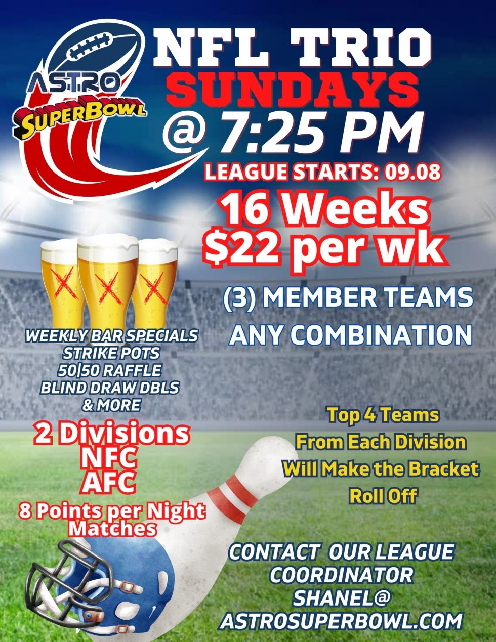 Leagues Astro Super Bowl